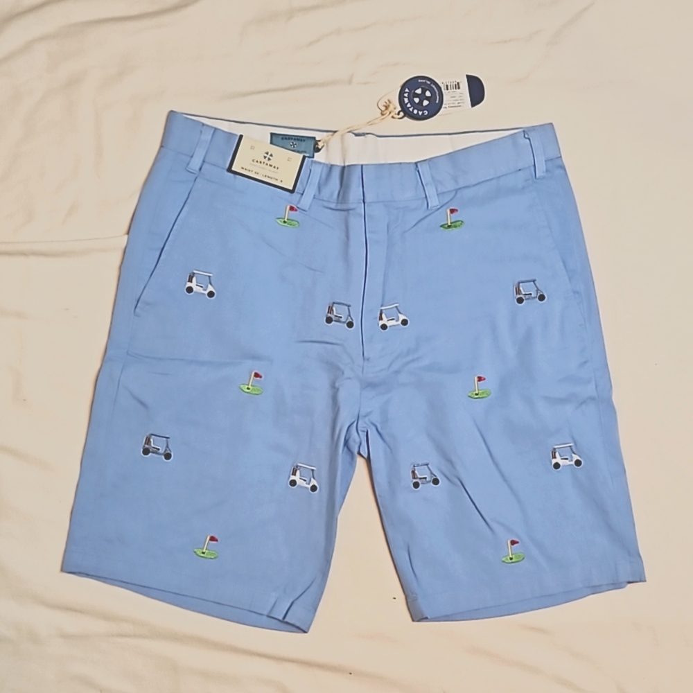 Castaway embroidered shorts